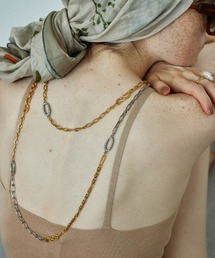 極美品 アデル スターパールチェーン ショート ネックレス 別注アイテム ADER.bijoux（アデルビジュー）｜STAR pearl mix short necklace