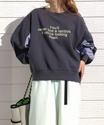 Q | 裏毛ドッキングトレーナー(スウェット)