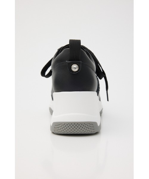 STACCATO（スタッカート）の「ジョイハイヒールスリッポン（スニーカー・レディース・ブラック/ホワイト・24.5cm/24cm/23.5cm/23cm/22.5cm）」の6枚目の写真