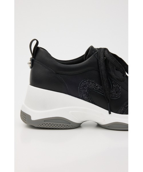 STACCATO（スタッカート）の「ジョイハイヒールスリッポン（スニーカー・レディース・ブラック/ホワイト・24.5cm/24cm/23.5cm/23cm/22.5cm）」の7枚目の写真