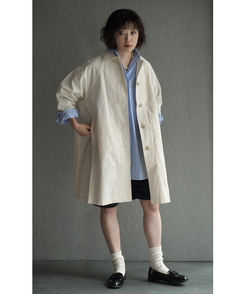 apartment department（アパートメントデパートメント）の「スキッパーチュニックシャツ（シャツ/ブラウス・レディース・ライトブルー/ライトピンク/ライトイエロー・M）」の9枚目の写真