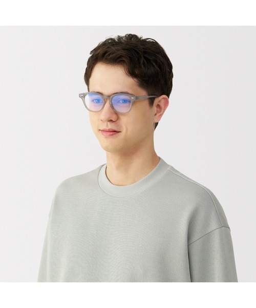 無印良品（ムジルシリョウヒン）の「ブルーライト対応　ボストン型　サングラス（サングラス・レディース・グレー/ブラック/ブラウン系/ブラウン・FREE）」の14枚目の写真