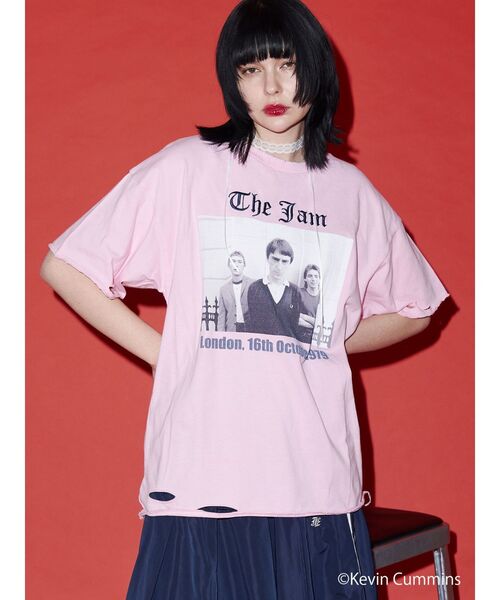 jouetie（ジュエティ）の「【KevinCummins×jouetie】BIGフォトTシャツ（Tシャツ/カットソー・レディース・ブラック/ピンク/オフホワイト・MEDIUM）」の8枚目の写真