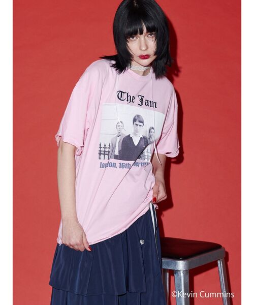 jouetie（ジュエティ）の「【KevinCummins×jouetie】BIGフォトTシャツ（Tシャツ/カットソー・レディース・ブラック/ピンク/オフホワイト・MEDIUM）」の9枚目の写真