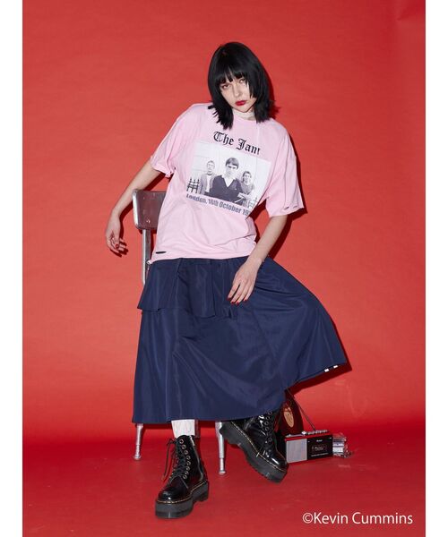 jouetie（ジュエティ）の「【KevinCummins×jouetie】BIGフォトTシャツ（Tシャツ/カットソー・レディース・ブラック/ピンク/オフホワイト・MEDIUM）」の12枚目の写真