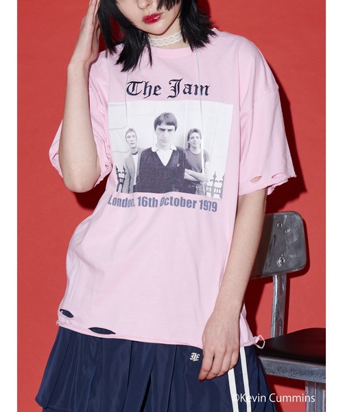 jouetie（ジュエティ）の「【KevinCummins×jouetie】BIGフォトTシャツ（Tシャツ/カットソー・レディース・ブラック/ピンク/オフホワイト・MEDIUM）」の3枚目の写真