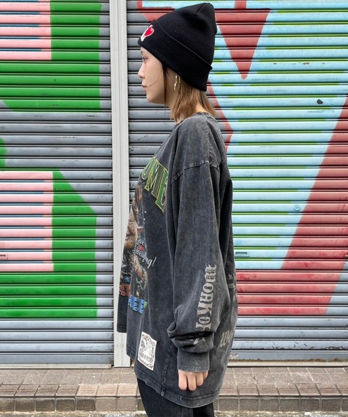 EXAMPLE（エグザンプル）の「EXAMPLE ”WORK OF FICTION” MAMA GNOME L/S TEE（Tシャツ/カットソー・メンズ・ブラック系その他・XXL/XL/L/M）」の21枚目の写真