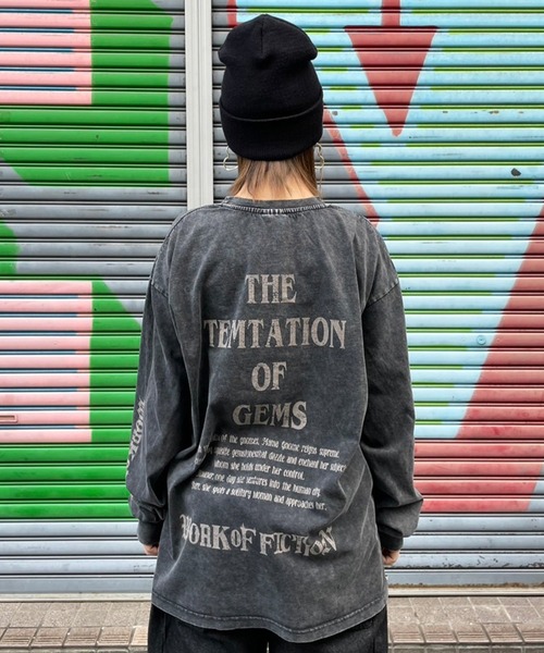 EXAMPLE（エグザンプル）の「EXAMPLE ”WORK OF FICTION” MAMA GNOME L/S TEE（Tシャツ/カットソー・メンズ・ブラック系その他・XXL/XL/L/M）」の20枚目の写真