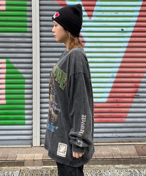 EXAMPLE（エグザンプル）の「EXAMPLE ”WORK OF FICTION” MAMA GNOME L/S TEE（Tシャツ/カットソー・メンズ・ブラック系その他・XXL/XL/L/M）」の15枚目の写真