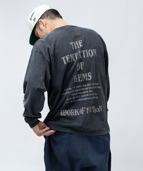 EXAMPLE（エグザンプル）の「EXAMPLE ”WORK OF FICTION” MAMA GNOME L/S TEE（Tシャツ/カットソー・メンズ・ブラック系その他・XXL/XL/L/M）」の5枚目の写真