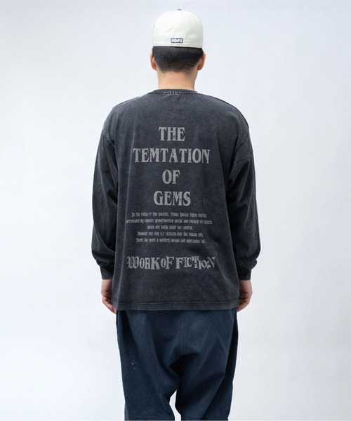 EXAMPLE（エグザンプル）の「EXAMPLE ”WORK OF FICTION” MAMA GNOME L/S TEE（Tシャツ/カットソー・メンズ・ブラック系その他・XXL/XL/L/M）」の8枚目の写真