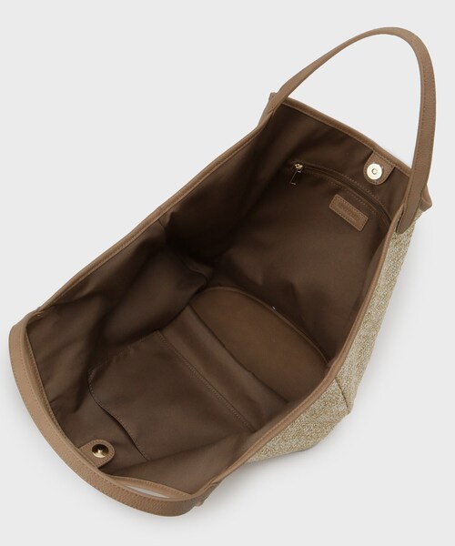 UNTITLED（アンタイトル）の「ナチュラルトート（トートバッグ・レディース・ホワイト系7/キャメル/ブラック系4・99）」の9枚目の写真