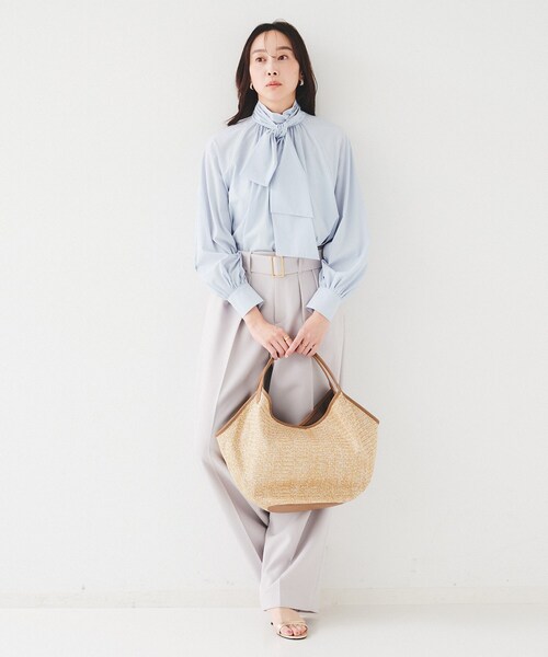 UNTITLED（アンタイトル）の「ナチュラルトート（トートバッグ・レディース・ホワイト系7/キャメル/ブラック系4・99）」の14枚目の写真