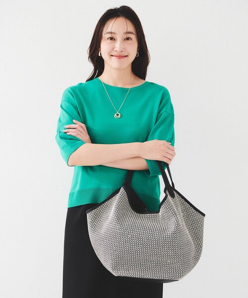 UNTITLED（アンタイトル）の「ナチュラルトート（トートバッグ・レディース・ホワイト系7/キャメル/ブラック系4・99）」の16枚目の写真