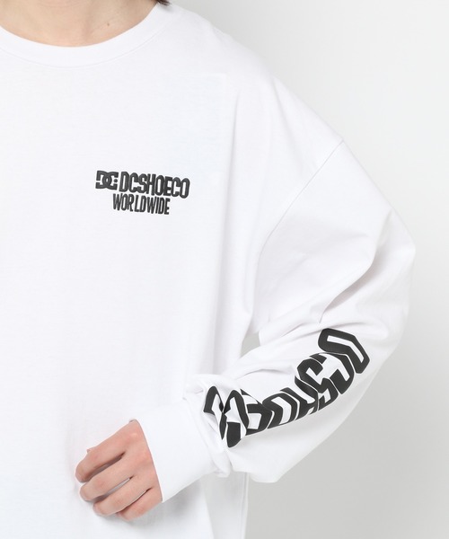 DC（ディーシー）の「【DC】バックプリントオーバーサイズロンT/タイダイ染めロンT（Tシャツ/カットソー・メンズ・その他/ホワイト・LARGE/MEDIUM）」の7枚目の写真