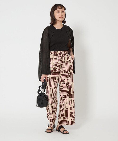 green label relaxing（グリーンレーベルリラクシング）の「ワイドバインダー タンクトップ -抗菌-（タンクトップ・レディース・オフホワイト/ブラック/レッド/ベージュ/その他1・FREE）」の20枚目の写真