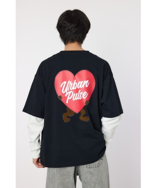 RODEO CROWNS WIDE BOWL(ロデオクラウンズワイドボウル)の「ハートパネルレイヤードロングスリーブTシャツ(Tシャツ/カットソー・メンズ・ブラック/ホワイト/グリーン・MEDIUM/LARGE)」の20枚目の写真