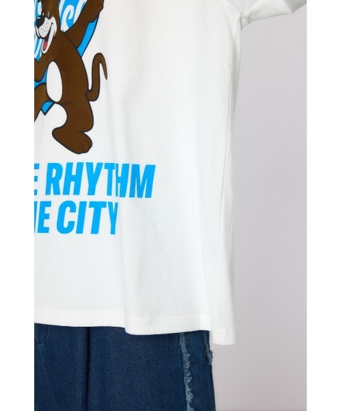 RODEO CROWNS WIDE BOWL(ロデオクラウンズワイドボウル)の「ハートパネルレイヤードロングスリーブTシャツ(Tシャツ/カットソー・メンズ・ブラック/ホワイト/グリーン・MEDIUM/LARGE)」の11枚目の写真