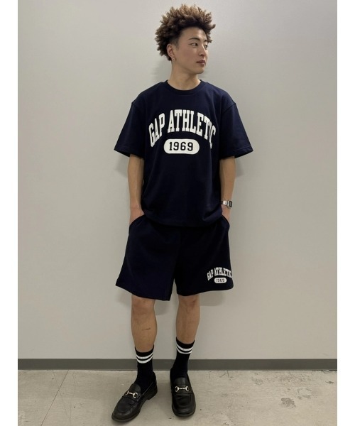 セール】ヴィンテージソフト ATHLETICロゴ イージーショートパンツ