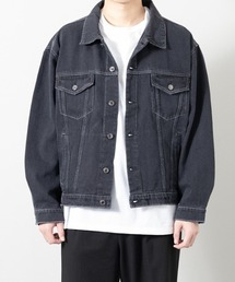 オーバーサイズ Gジャン ダメージ加工」に該当するメンズ