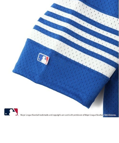 MLB（メジャーリーグベースボール）の「atmos pink MLB Mesh T-shirt / アトモス ピンク エムエルビー メッシュ ティーシャツ【SP】（シャツ/ブラウス・レディース・レッド/ネイビー/ブルー・FREE）」の11枚目の写真