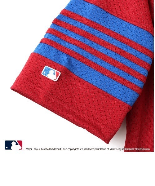 MLB（メジャーリーグベースボール）の「atmos pink MLB Mesh T-shirt / アトモス ピンク エムエルビー メッシュ ティーシャツ【SP】（シャツ/ブラウス・レディース・レッド/ネイビー/ブルー・FREE）」の16枚目の写真