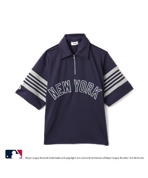 MLB（メジャーリーグベースボール）の「atmos pink MLB Mesh T-shirt / アトモス ピンク エムエルビー メッシュ ティーシャツ【SP】（シャツ/ブラウス・レディース・レッド/ネイビー/ブルー・FREE）」の9枚目の写真