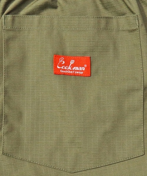 COOKMAN（クックマン）の「Cookman クックマン シェフパンツ イージーパンツ ワイドパンツ Sausage Style Over Ripstop Olive（その他パンツ・メンズ・オリーブ・LARGE/X-LARGE/XX-LARGE）」の3枚目の写真