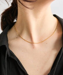 RIVE DROITE | 【さり気ないポイントに】SV925ゴールドチェーンショートネックレス(ネックレス)