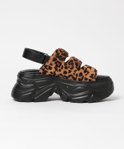 FOREVER 21(フォーエバー トゥエンティーワン)の「【2025SS】アソートベルトスポサン(サンダル・レディース・レオパード/ブラック・LARGE/MEDIUM)」の6枚目の写真