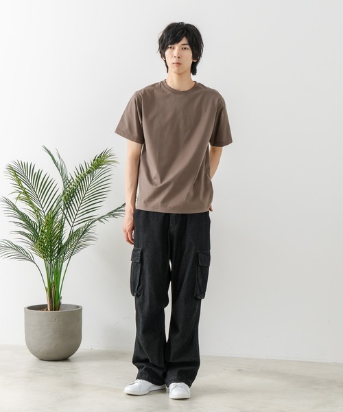 UNIIT（ユニット）の「【DISCUS/ディスカス】マルチファンクション パックTシャツ（Tシャツ/カットソー・メンズ・ブラウン/ホワイト/チャコールグレー/ブラック・X-LARGE/LARGE/MEDIUM）」の8枚目の写真