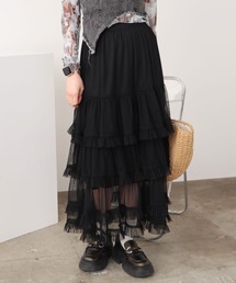 ROOPTOKYO | Basic Tiered Long Skirt / ベーシック ティアードロングスカート(スカート)