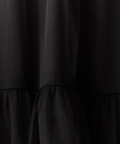 ROOPTOKYO(ループトウキョウ)の「Basic Tiered Long Skirt / ベーシック ティアードロングスカート(スカート・レディース・ホワイト/ベージュ/ブラック・FREE)」の7枚目の写真