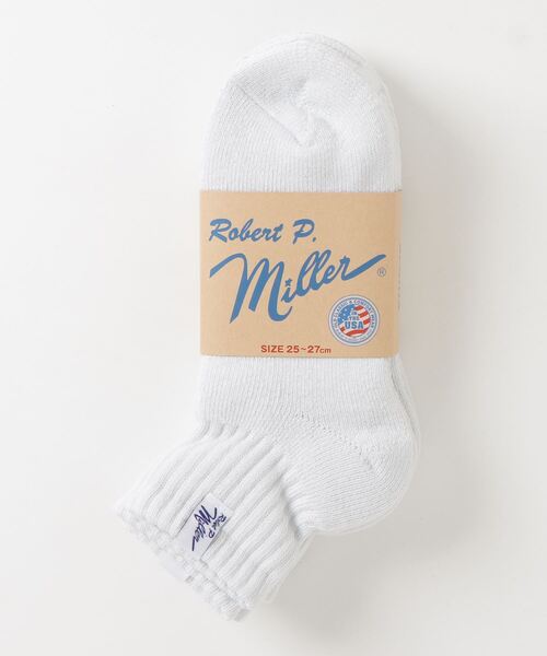 MILLER(ミラー)の「Robert P. Miller / 綿混クォーター丈ソックス 3P / 311C(ソックス/靴下・メンズ・グレー/その他/ホワイト/ブラック・25-27CM)」の9枚目の写真