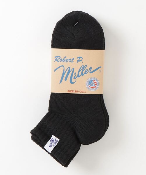 MILLER(ミラー)の「Robert P. Miller / 綿混クォーター丈ソックス 3P / 311C(ソックス/靴下・メンズ・グレー/その他/ホワイト/ブラック・25-27CM)」の11枚目の写真