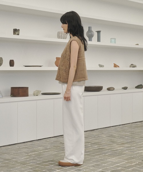 Lutim by u（ルチバイユー）の「Crochet Lace Vest / クロシェレース