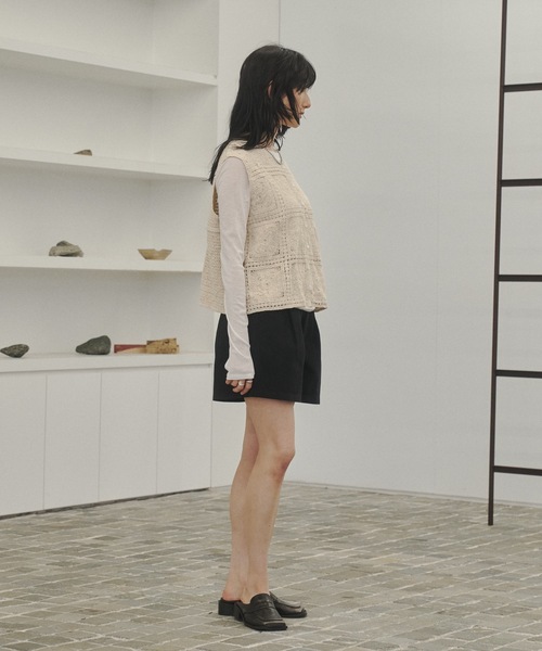 セール】Crochet Lace Vest / クロシェレースベスト（ベスト
