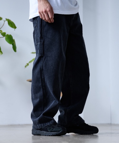 SILVER BULLET（シルバーバレット）の「『SILVER BULLET SELECT AP/シルバーバレットセレクト』10ozデニムサルエルペインターパンツ【gb】（デニムパンツ・メンズ・ダークブルー/インディゴブルー/ライトブラック/ブラック系1/ブラック/ライトブルー/グレー・M/L/XL）」の12枚目の写真