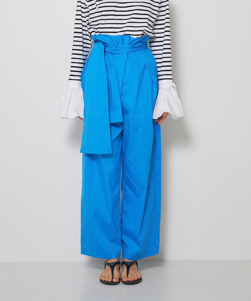 URBAN RESEARCH ROSSO WOMEN(アーバンリサーチ ロッソ)の「Mewl BIGリボンバレルパンツ(その他パンツ・レディース・ブラック/ブルー・FREE)」の14枚目の写真