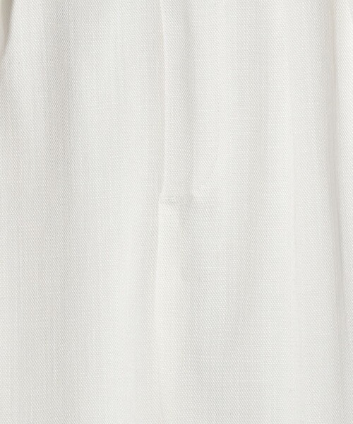 6（ロク）の「＜6(ROKU)＞オックスフォード タック パンツ（スラックス・レディース・ホワイト/ライトグレー・32/34/36/38）」の20枚目の写真