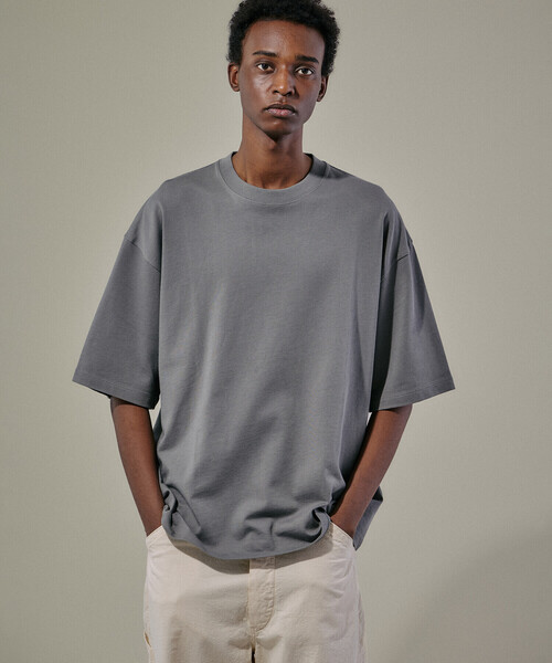 handvaerk（ハンドバーク）の「handvaerk | コットン クルーネック半袖Tシャツ MEN（Tシャツ/カットソー・メンズ・ブラウン系その他/アイボリー/グレイッシュベージュ/グレー・M/L/S）」の15枚目の写真