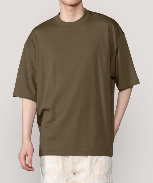 handvaerk（ハンドバーク）の「handvaerk | コットン クルーネック半袖Tシャツ MEN（Tシャツ/カットソー・メンズ・ブラウン系その他/アイボリー/グレイッシュベージュ/グレー・M/L/S）」の3枚目の写真