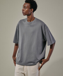 handvaerk | コットン クルーネック半袖Tシャツ MEN