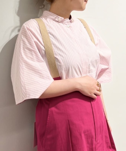 ◆ストライプローンカレンダードルマンボザムシャツ ストライプローンカレンダードルマンボザムシャツ | human woman
