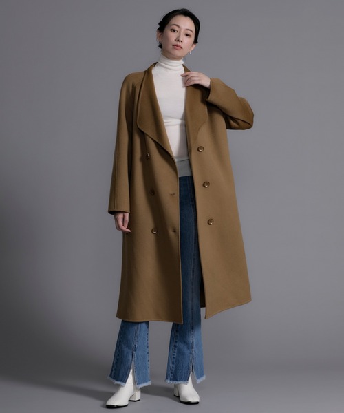 TESSACO ロングコート アウター ジャケット A-5【CT960】 SLY | WIDE STAND NECK LONG コート (コート ) |SHEL'TTER WEBSTORE