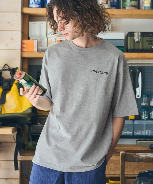 UN-FILLED(アンフィルド)の「mt9702- 90s U.F RACING TEAM T-SHIRT Tシャツ(Tシャツ/カットソー・メンズ・ミックスグレー/ホワイト/サンドベージュ・M/L/XL)」の3枚目の写真