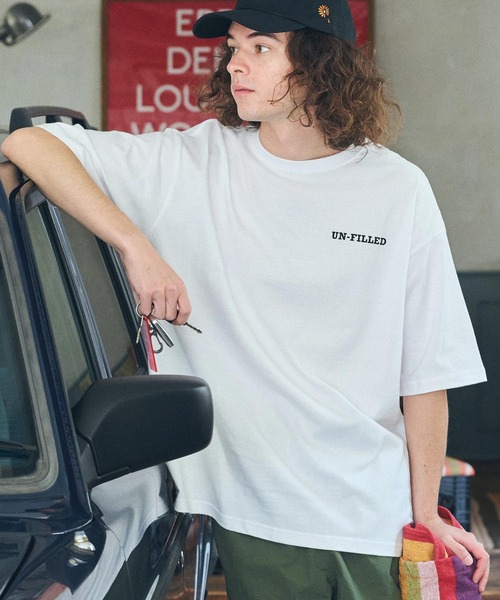 UN-FILLED(アンフィルド)の「mt9702- 90s U.F RACING TEAM T-SHIRT Tシャツ(Tシャツ/カットソー・メンズ・ミックスグレー/ホワイト/サンドベージュ・M/L/XL)」の14枚目の写真