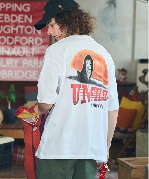 UN-FILLED(アンフィルド)の「mt9702- 90s U.F RACING TEAM T-SHIRT Tシャツ(Tシャツ/カットソー・メンズ・ミックスグレー/ホワイト/サンドベージュ・M/L/XL)」の16枚目の写真