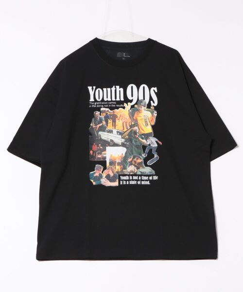 ZIP FIVE（ジップファイブ）の「ストリートグラフィックTEE(M1)（Tシャツ/カットソー・メンズ・オートミール/ブラック系1/ブラック系2/ホワイト系1/ホワイト系2・MEDIUM/LARGE/X-LARGE）」の3枚目の写真