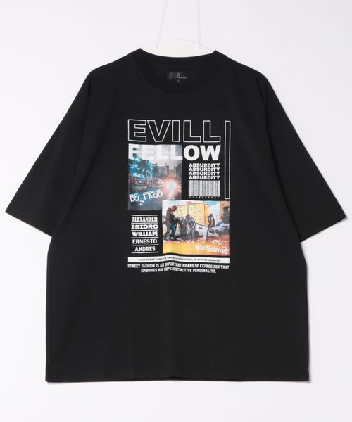 ZIP FIVE（ジップファイブ）の「ストリートグラフィックTEE(M1)（Tシャツ/カットソー・メンズ・オートミール/ブラック系1/ブラック系2/ホワイト系1/ホワイト系2・MEDIUM/LARGE/X-LARGE）」の4枚目の写真